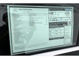 2020 Mercedes-Benz E 350 Sedan Window Sticker