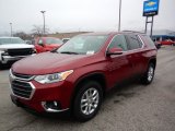 2020 Cajun Red Tintcoat Chevrolet Traverse LT #137100486