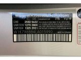 2020 AMG GT Color Code for Iridium Silver Metallic - Color Code: 775