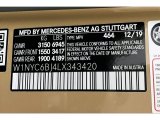 2020 G Color Code for G Manufaktur Desert Sand - Color Code: 464