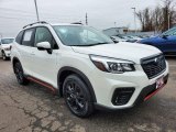 2020 Crystal White Pearl Subaru Forester 2.5i Sport #137115750