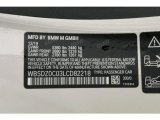 2020 M8 Color Code for Alpine White - Color Code: 300
