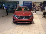 2020 Aurora Red Metallic Volkswagen Passat S #137160988
