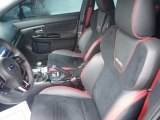 2019 Subaru WRX STI Recaro Black Ultrasuede/Carbon Black Interior