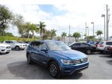 2019 Blue Silk Metallic Volkswagen Tiguan SE #137193072