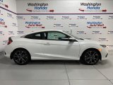 2020 Platinum White Pearl Honda Civic Sport Coupe #137206914