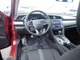 2020 Honda Civic LX Sedan Black Interior