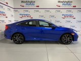 2020 Aegean Blue Metallic Honda Civic Sport Sedan #137206922