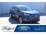 2020 Atlas Blue Metallic Ford Edge SEL #137237313