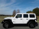 2020 Bright White Jeep Wrangler Unlimited Rubicon 4x4 #137237279
