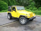 2006 Solar Yellow Jeep Wrangler X 4x4 #13674894