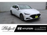 2020 Quartz White Hyundai Sonata Limited #137276260
