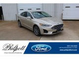 2019 White Gold Ford Fusion SEL #137276268