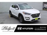 Winter White Hyundai Tucson in 2020