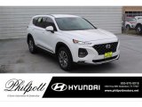 2020 Quartz White Hyundai Santa Fe SEL #137276262