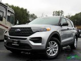 2020 Iconic Silver Metallic Ford Explorer 4WD #137276135