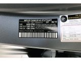 2020 AMG GT Color Code for Selenite Grey Metallic - Color Code: 297