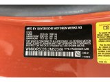 2020 Hardtop Color Code for Solaris Orange Metallic - Color Code: C1B