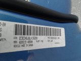 2020 Charger Color Code for Frostbite - Color Code: PCA