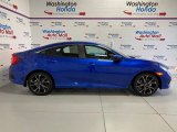 2020 Aegean Blue Metallic Honda Civic Sport Sedan #137396630