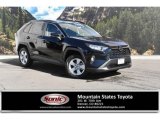 2020 Midnight Black Metallic Toyota RAV4 XLE AWD #137489002