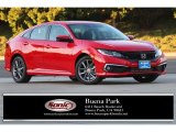 2020 Rallye Red Honda Civic EX Sedan #137531176