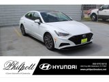2020 Quartz White Hyundai Sonata Limited #137531197