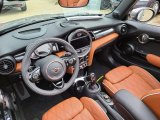 2020 Mini Convertible Cooper S Malt Brown Interior