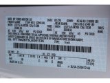2020 F250 Super Duty Color Code for Oxford White - Color Code: Z1