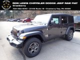 2020 Granite Crystal Metallic Jeep Wrangler Unlimited Sport 4x4 #137559916