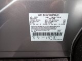 2020 Edge Color Code for Iconic Silver Metallic - Color Code: JS