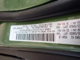 2020 Durango Color Code for F8 Green - Color Code: PFQ