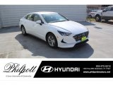 2020 Quartz White Hyundai Sonata SE #137648878