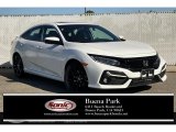 2020 Platinum White Pearl Honda Civic Si Sedan #137712265