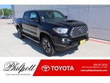 2020 Midnight Black Metallic Toyota Tacoma TRD Sport Double Cab 4x4 #137723791