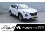 2020 Quartz White Hyundai Santa Fe SEL #137723788