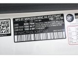 2020 G Color Code for designo Diamond White Metallic - Color Code: 799