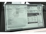 2020 Mercedes-Benz C AMG 63 Sedan Window Sticker