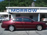 2002 Dark Carmine Red Metallic Chevrolet Impala  #13744551