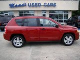 2008 Inferno Red Crystal Pearl Jeep Compass Sport #13752645