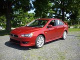 2009 Rally Red Pearl Mitsubishi Lancer GTS #13749520