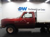 1986 Canyon Red Metallic Dodge Ram Truck W150 Power Ram Regular Cab 4x4 #13755977