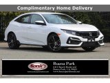 2020 Platinum White Pearl Honda Civic Sport Hatchback #138179893