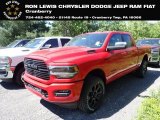 2020 Flame Red Ram 2500 Big Horn Crew Cab 4x4 #138207261