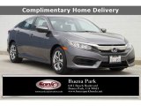 2017 Sonic Gray Pearl Honda Civic LX Sedan #138217152