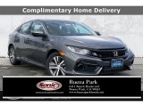 2020 Polished Metal Metallic Honda Civic LX Hatchback #138217151