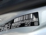 2016 500X Color Code for Grigio Argento (Gray Metallic) - Color Code: 348