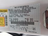 2017 MKZ Color Code for White Platinum - Color Code: UG