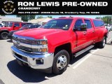 2016 Red Hot Chevrolet Silverado 3500HD LTZ Crew Cab 4x4 #138270250