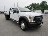 2018 Oxford White Ford F550 Super Duty XL Crew Cab 4x4 Chassis #138270334